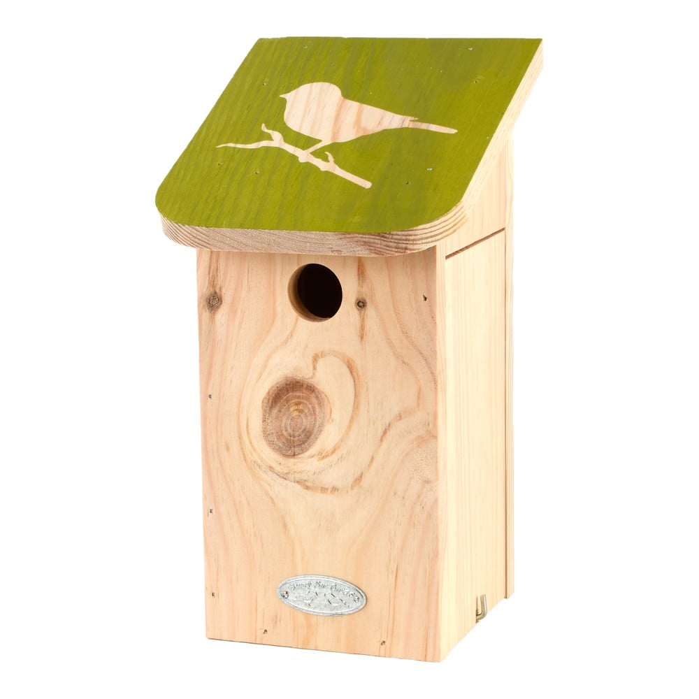 Căsuță din lemn de pin pentru păsări Esschert Design Diapozitiv bonami.ro imagine 2022