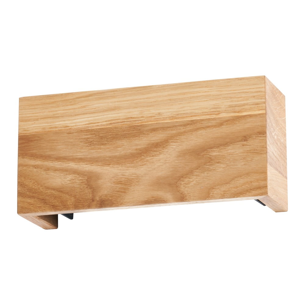 Aplică de perete în culoare naturală LED Shine-wood – Fischer & Honsel