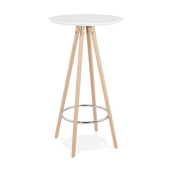 Masă de bar kokoon deboo, înălțime 110 cm, alb