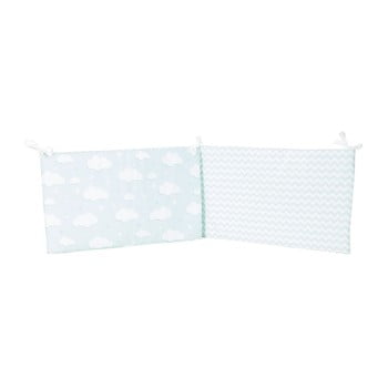 Protecție din bumbac pentru patul copiilor Mike & Co. NEW YORK Carino, 40 x 210 cm, turcoaz bonami.ro