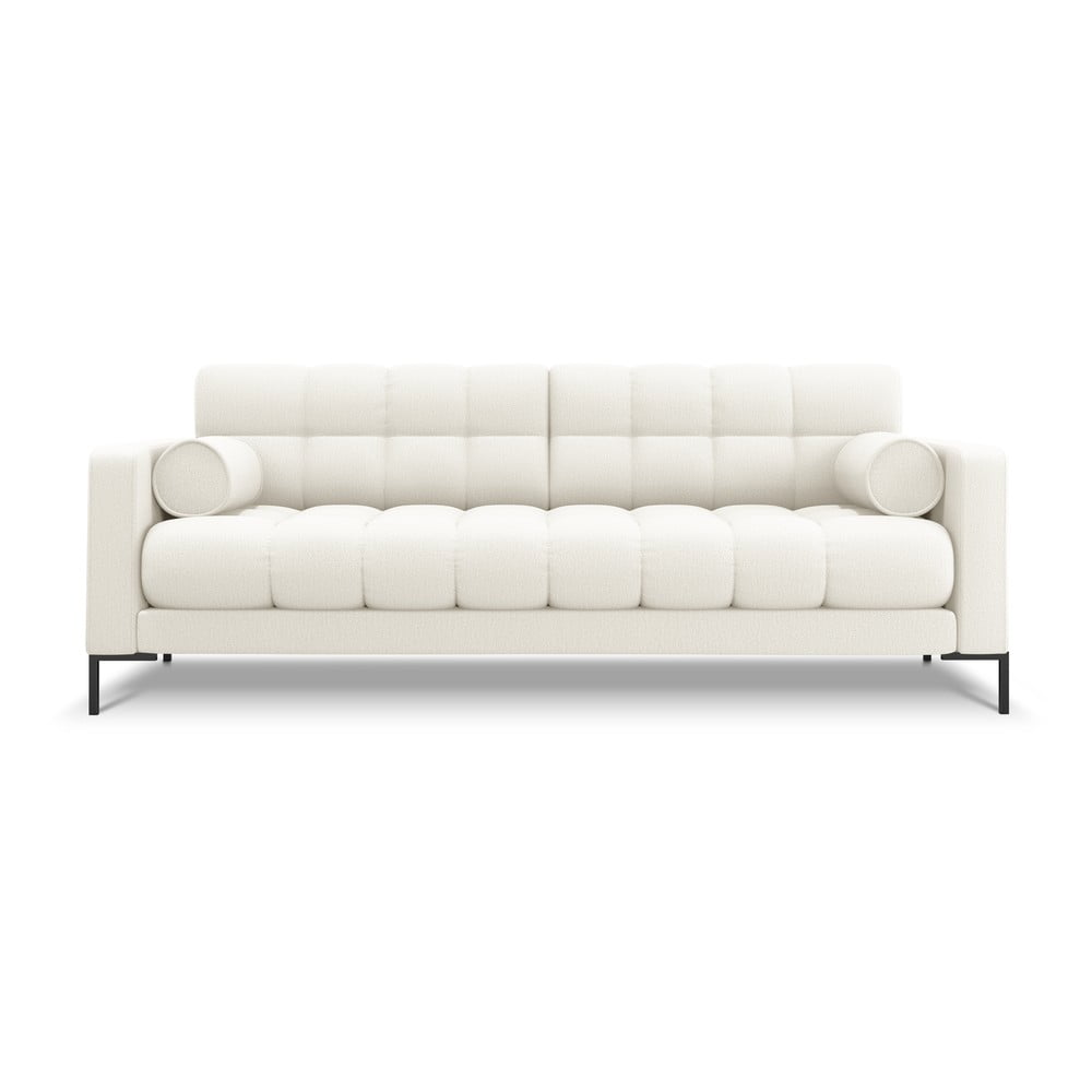 Canapea albă/bej 217 cm Bali – Cosmopolitan Design 217 imagine reduceri 2022