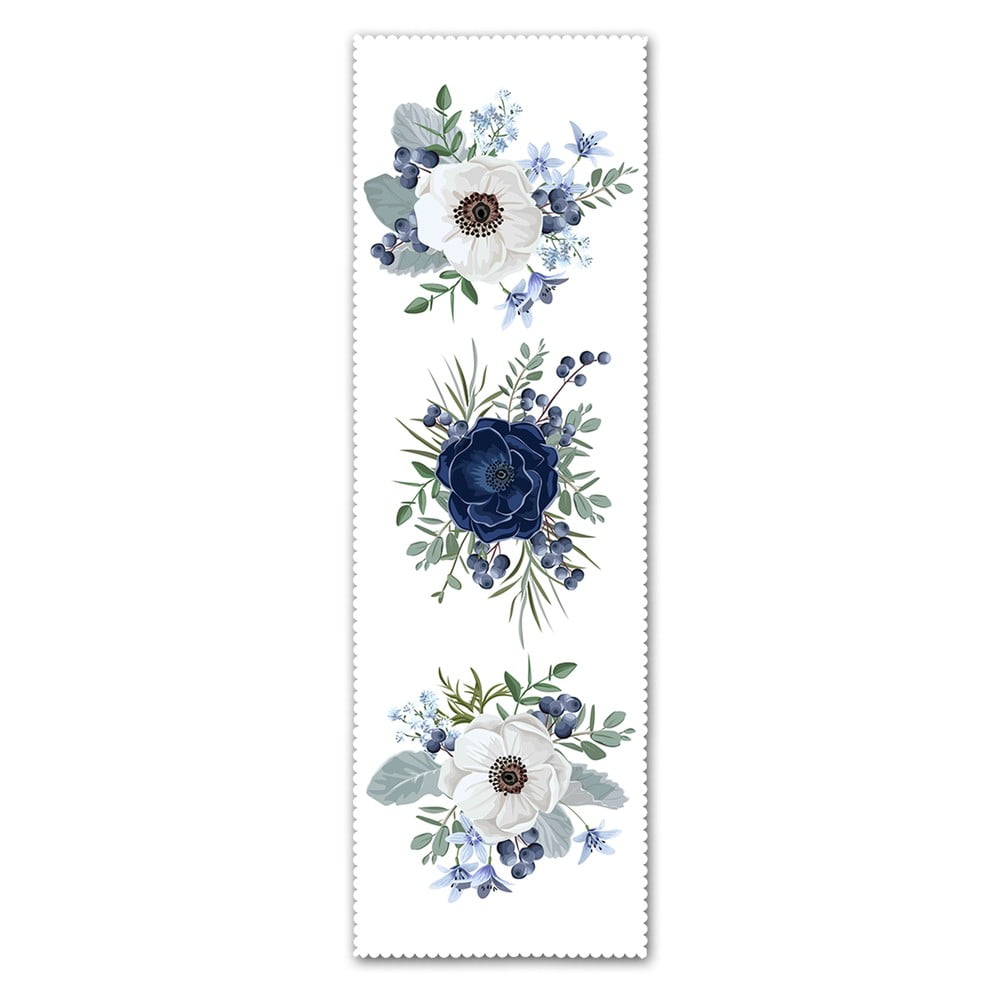 Poza Napron albastru-alb 140x45 cm - Minimalist Cushion Covers