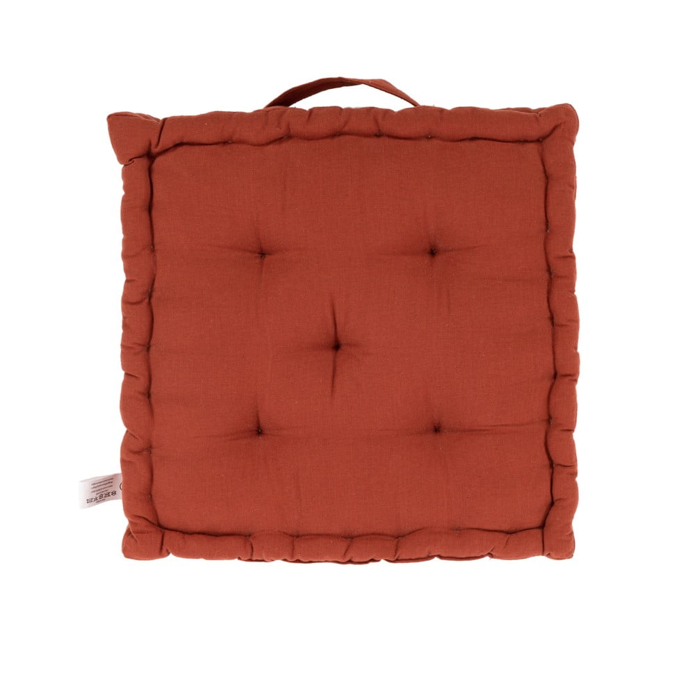 Poza Perna cu maner pentru scaun Tiseco Home Studio, 40 x 40 cm, maro-portocaliu