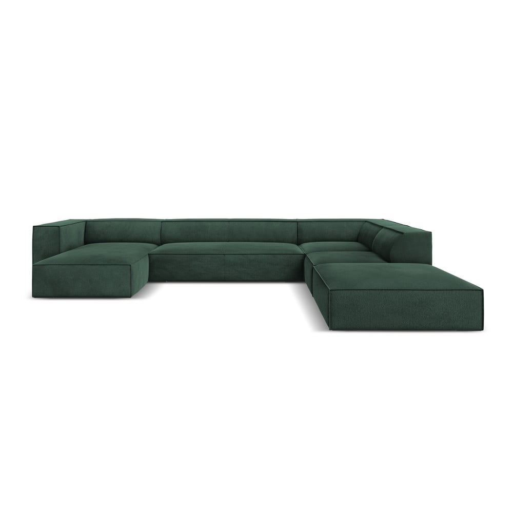 Colțar verde închis (cu șezlong pe partea dreaptă) Madame – Windsor & Co Sofas