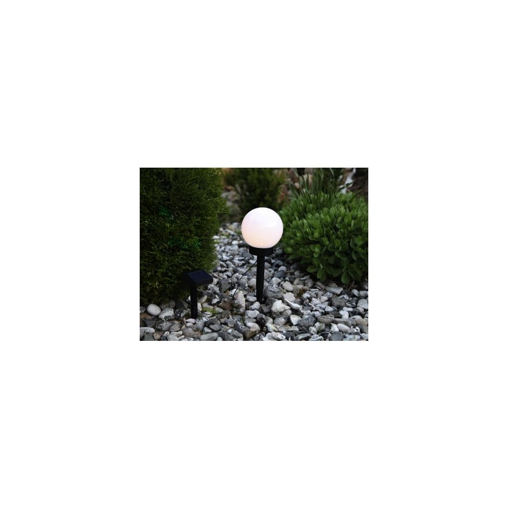 Lampadar solar LED pentru grădină Star Trading Globe Stick, ⌀ 15 cm bonami.ro imagine 2022