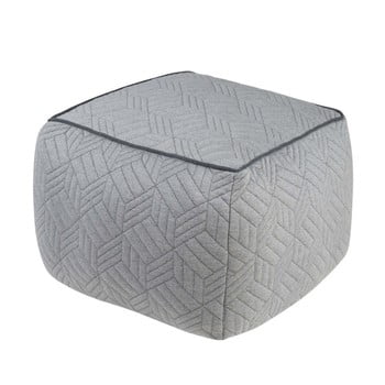 Puf sømcasa hexad, gri