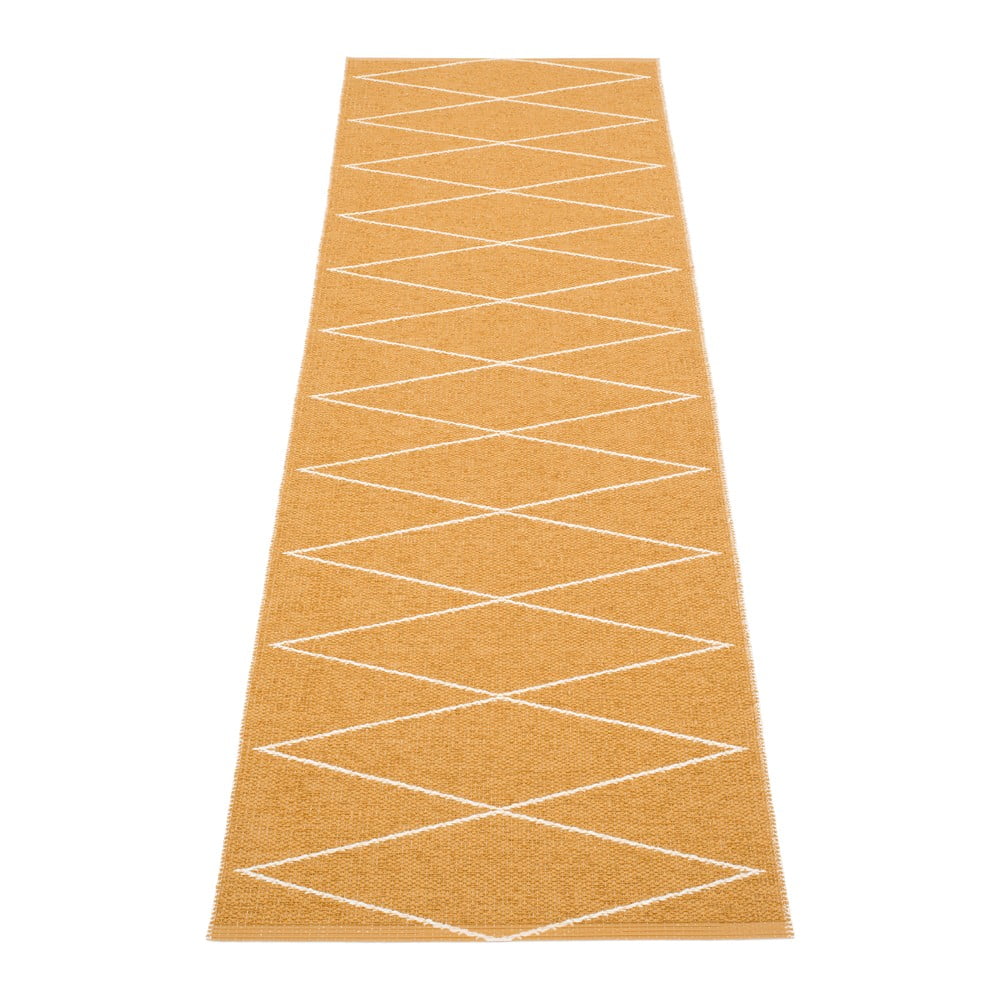 Covor tip traversă pentru interior și exterior galben ocru 70x240 cm Max Ochre – Pappelina