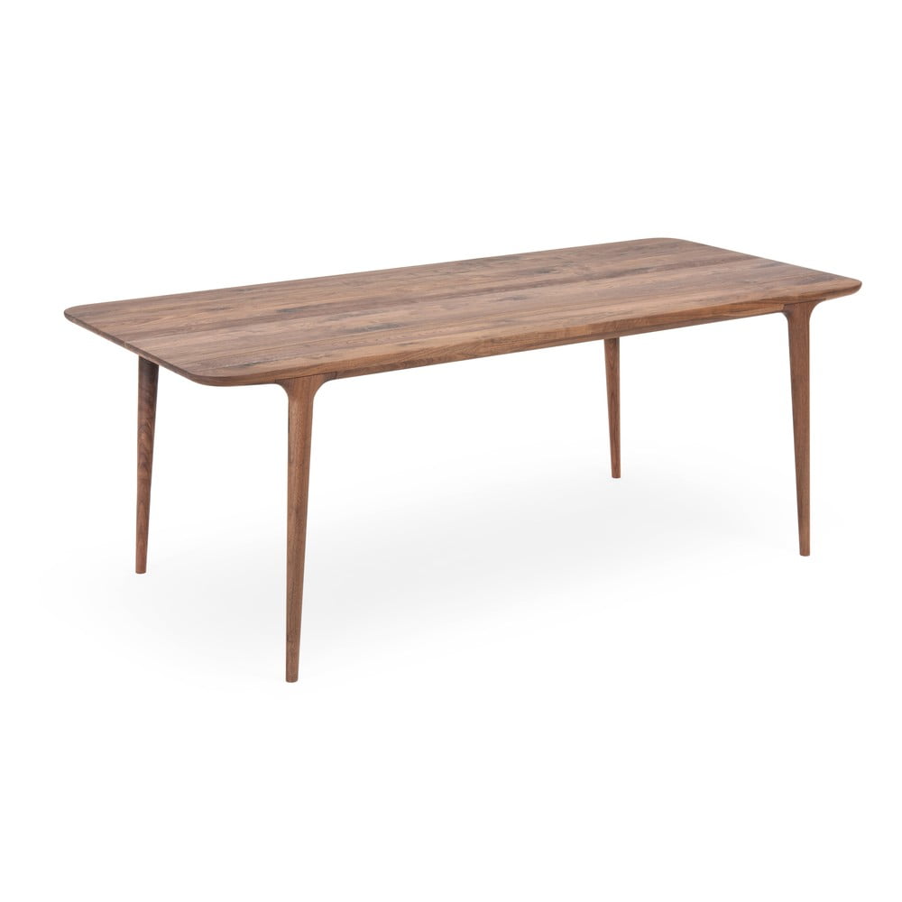 Masă de dining din lemn de nuc 90×200 cm Fawn – Gazzda bonami.ro imagine noua 2022