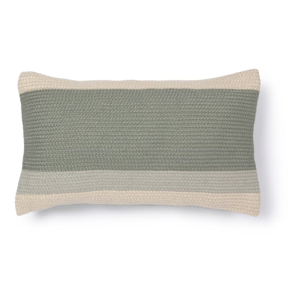 Față de pernă din plastic reciclat kave home leeith, 30 x 50 cm, verde