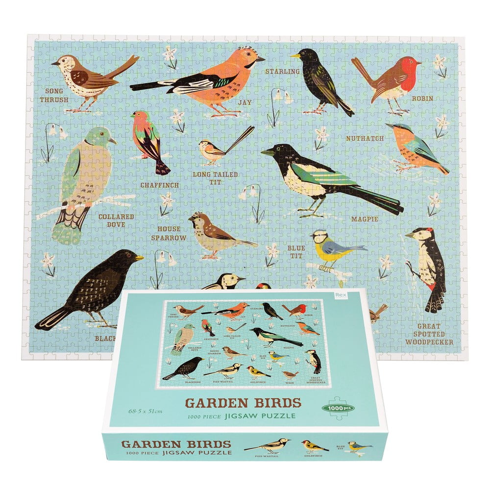 Puzzle (număr de piese 1000) Garden Birds – Rex London