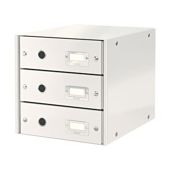 Cutie cu 3 compartimente leitz office, 36 x 29 x 28 cm, alb