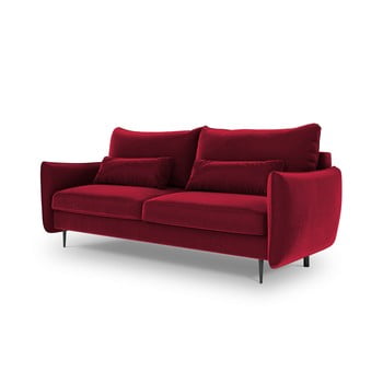 Canapea extensibilă cu spațiu de depozitare cosmopolitan design vermont, roșu