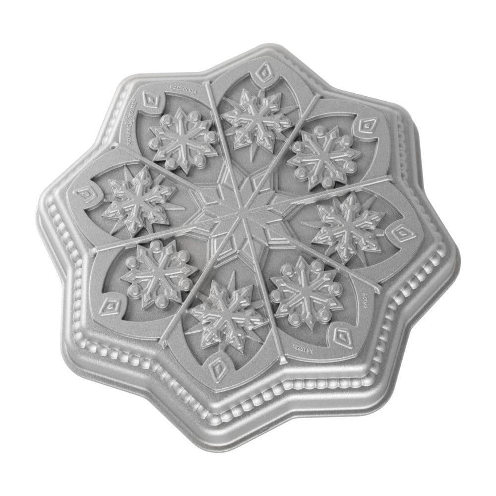 Formă pentru prăjitură Nordic Ware Shortbread Snowflake, 1,4 l