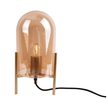 Veioză din sticlă leitmotiv glass bell, auriu