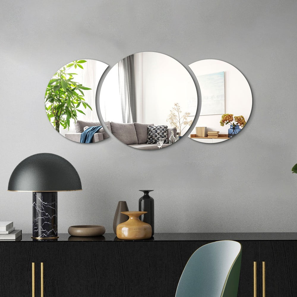  Autocolant de perete 26x26 cm Half-moon Mirror – Ambiance 