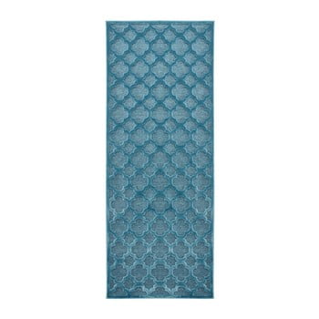 Covor din vâscoză mint rugs shine bryon, 80 x 250 cm, albastru