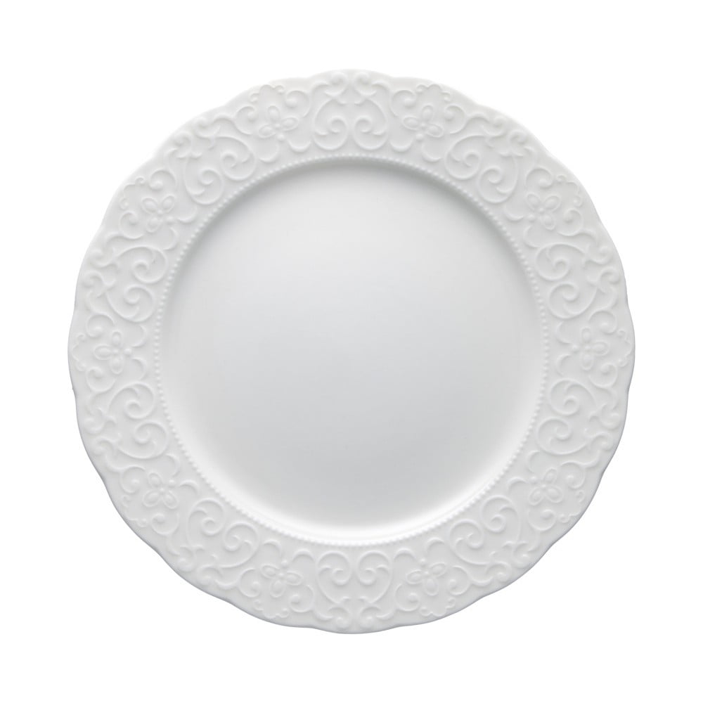 Farfurie din porțelan Brandani Gran Gala, ⌀ 25 cm, alb bonami.ro imagine 2022