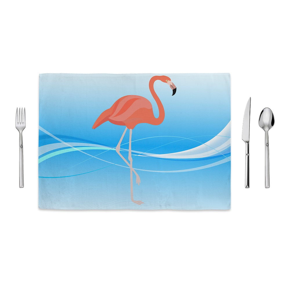 Suport farfurie Home de Bleu One Flamingo, 35 x 49 cm