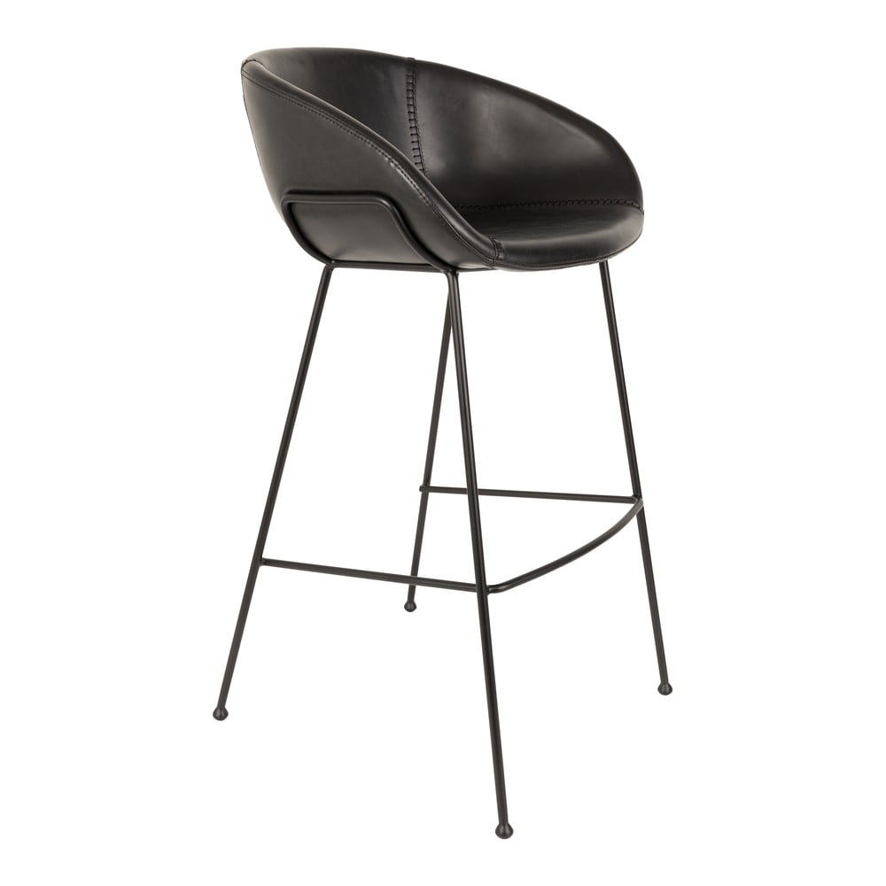 Set 2 scaune bar Zuiver Feston, înălțime scaun 76 cm, negru bonami.ro