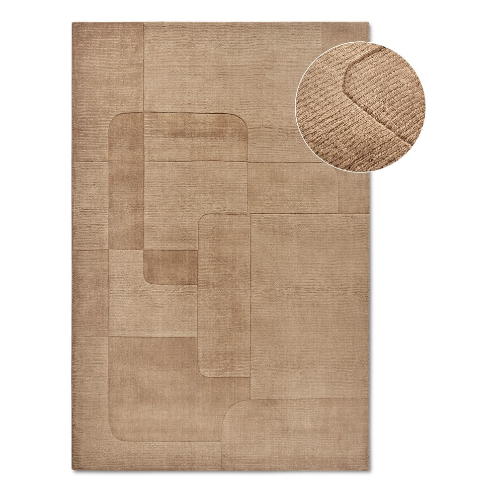 Covor bej țesut manual din lână 190x280 cm Charlotte – Villeroy&Boch