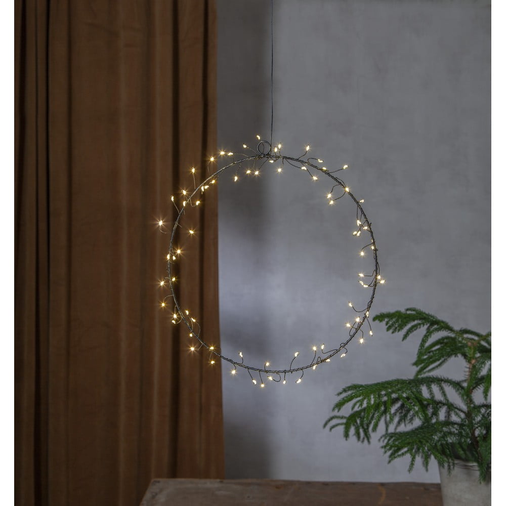 Decorațiune suspendată cu LED pentru Crăciun Star Trading Star Nike, ø 30 cm
