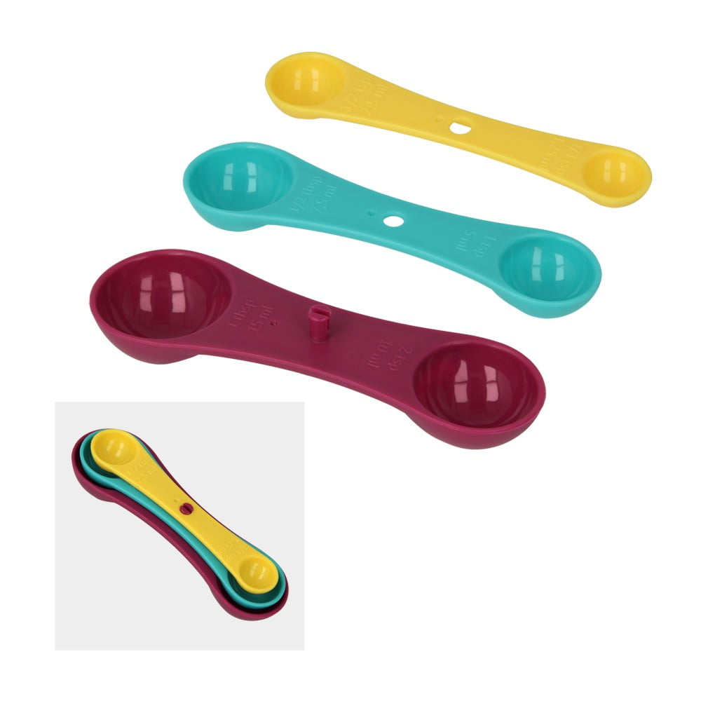Set 3 măsurători colorate Metaltex Spoons bonami.ro