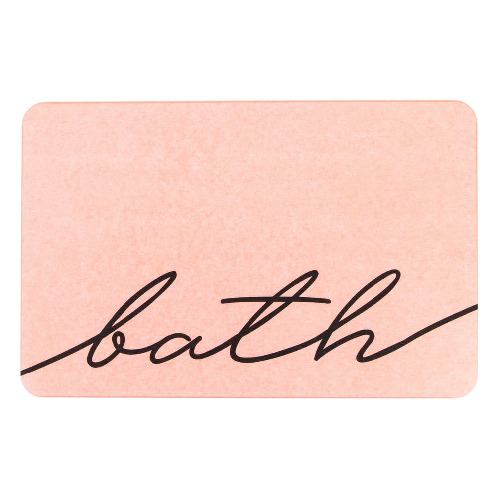 Covoraș de baie roz deschis 39x60 cm bath – artsy doormats