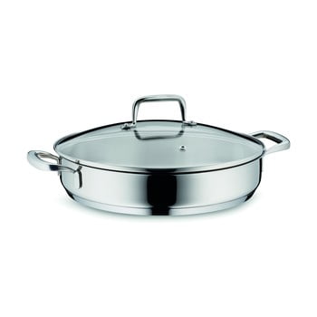 Tigaie pentru servire din inox cu capac kela flavoria, ø 28 cm