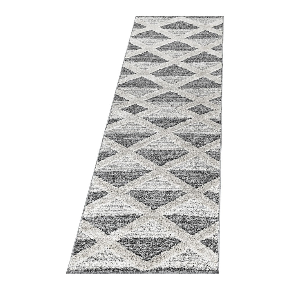 Covor tip traversă gri 80x250 cm Pisa – Ayyildiz Carpets