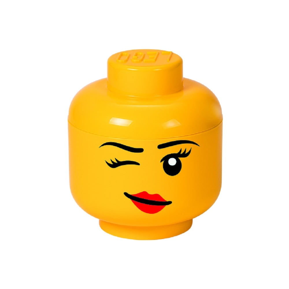 Cutie depozitare LEGO® Winky S, galben, ⌀ 16,3 cm