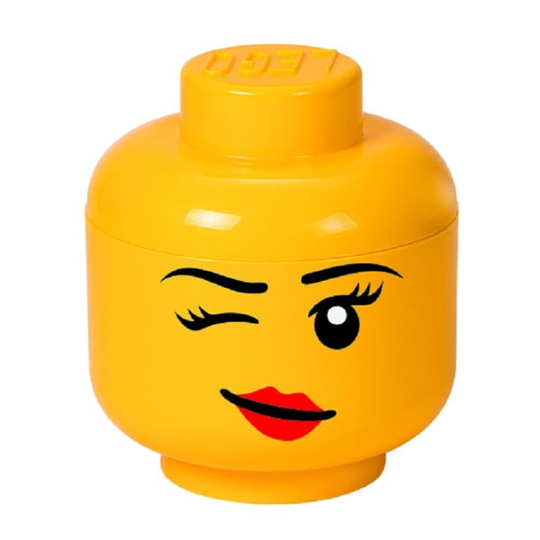 Cutie depozitare LEGO® Winky S, galben, ⌀ 16,3 cm