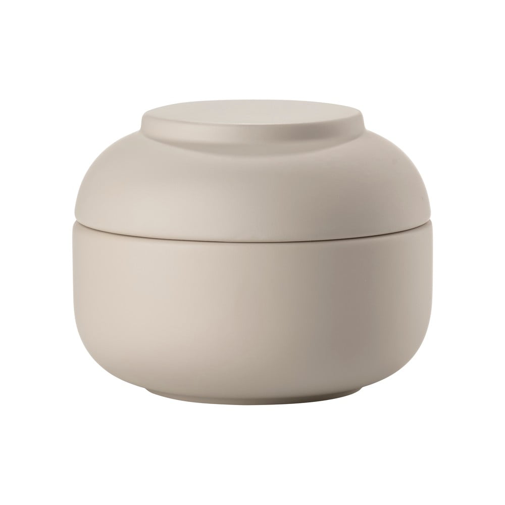 Organizator de baie bej pentru dischete demachiante din gresie ceramică Sensu – Zone