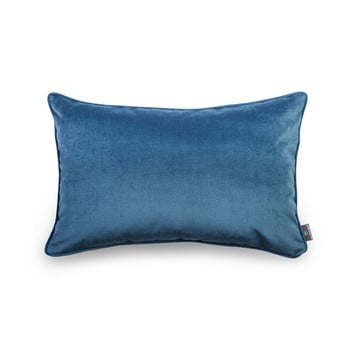 Față de pernă cu suprafață de catifea welovebeds jeans, 40 x 60 cm, albastru