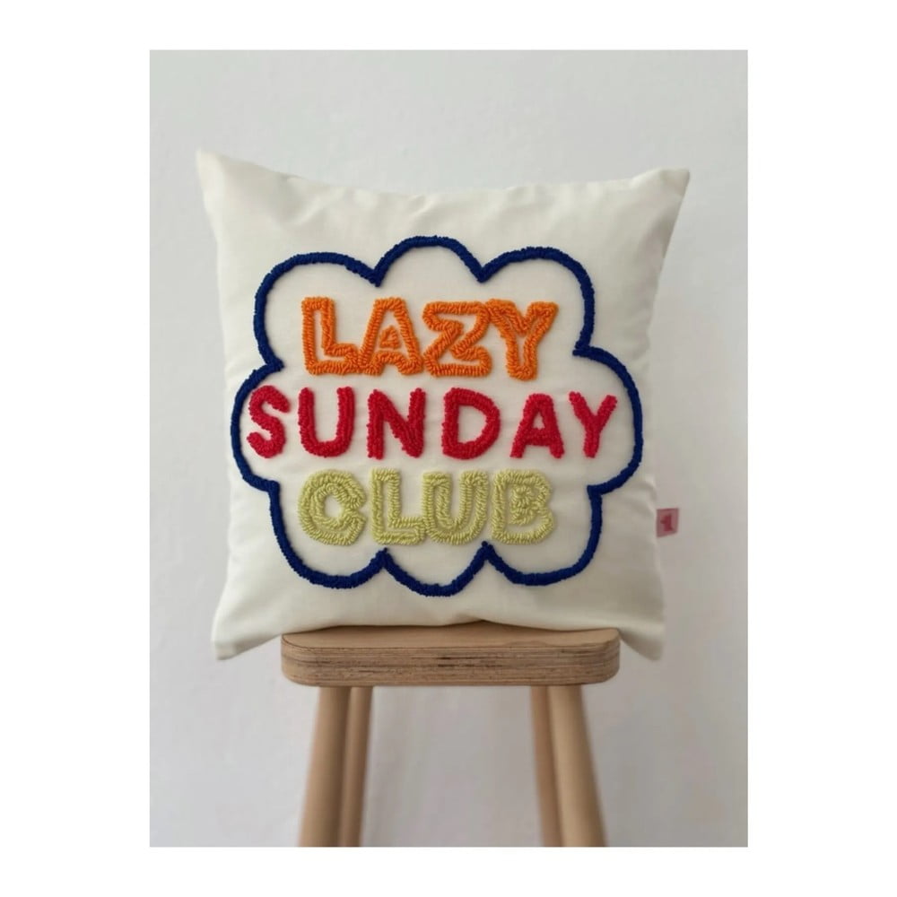 Față de pernă 45×45 cm Lazy Sunday CLub – Oyo home 45X45