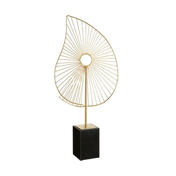 Statuetă cu suport din marmură premier housewares mirano, auriu - negru