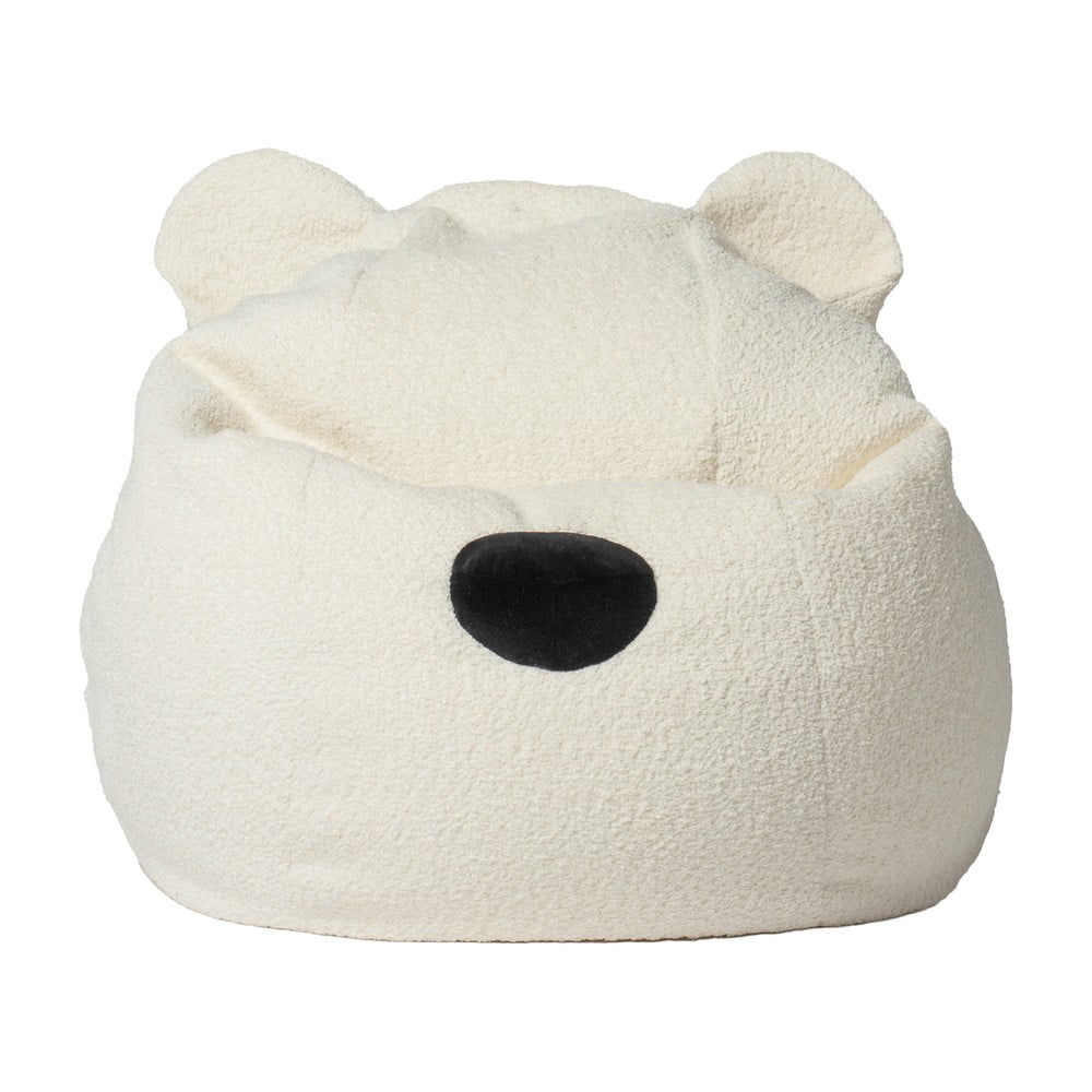 Fotoliu puf pentru copii crem Bear – The Brooklyn Kids