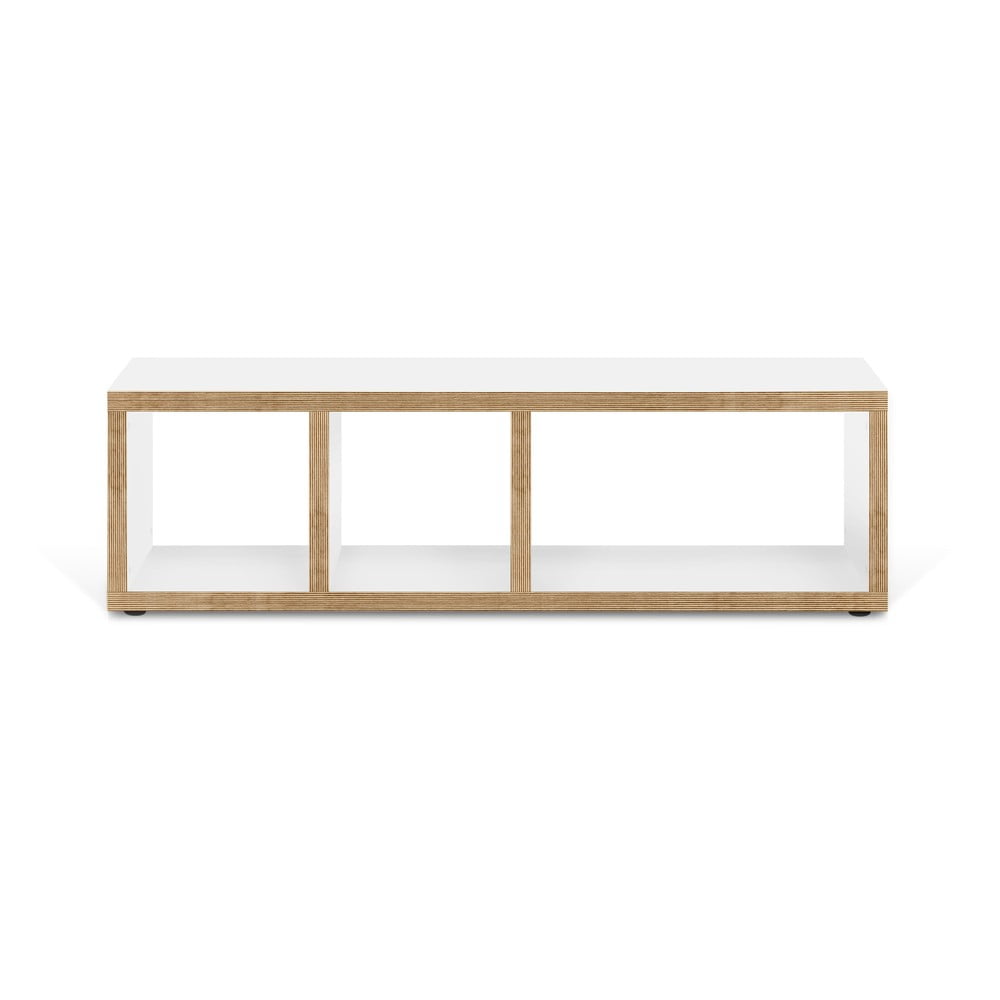 Comodă TV albă/în culoare naturală 150x45 cm Berlin – TemaHome