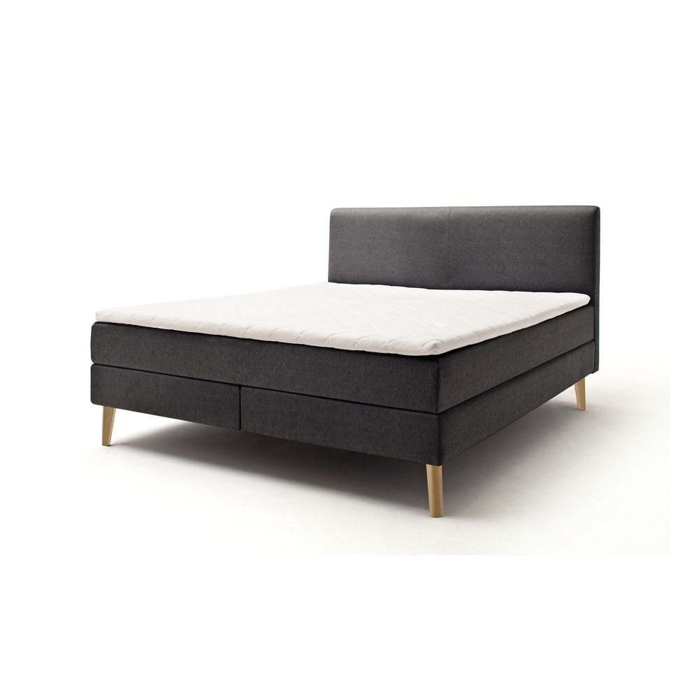  Pat boxspring 160x200 cm gri antracit Greta – Meise Möbel 