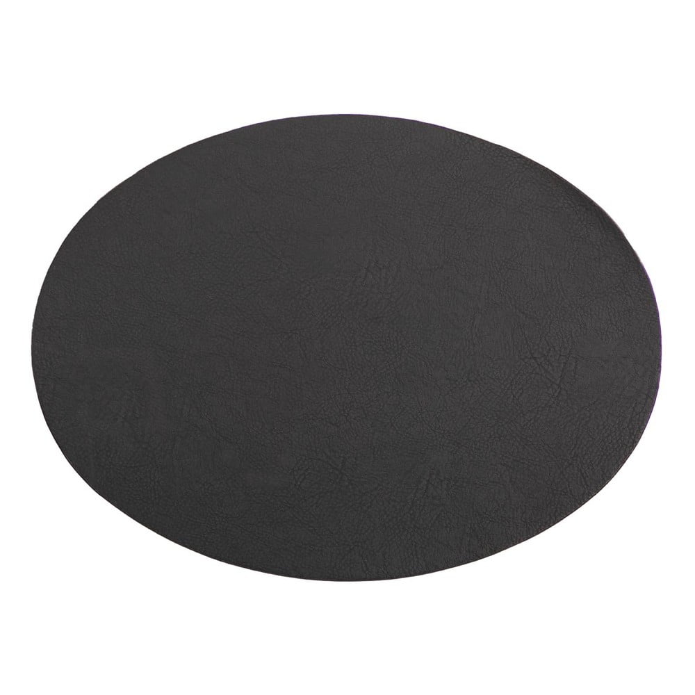 Suport farfurie din imitație de piele ZicZac Troja, 33 x 45 cm, negru bonami.ro