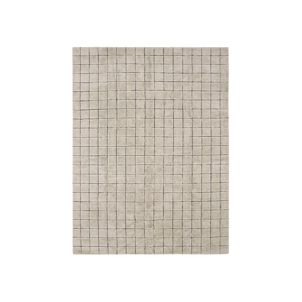 Covor bej țesut manual din lână 230x300 cm Mosaic Sandstone – Lorena Canals