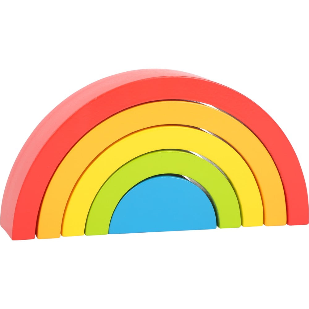Joc din piese de lemn pentru copii Legler Rainbow bonami.ro