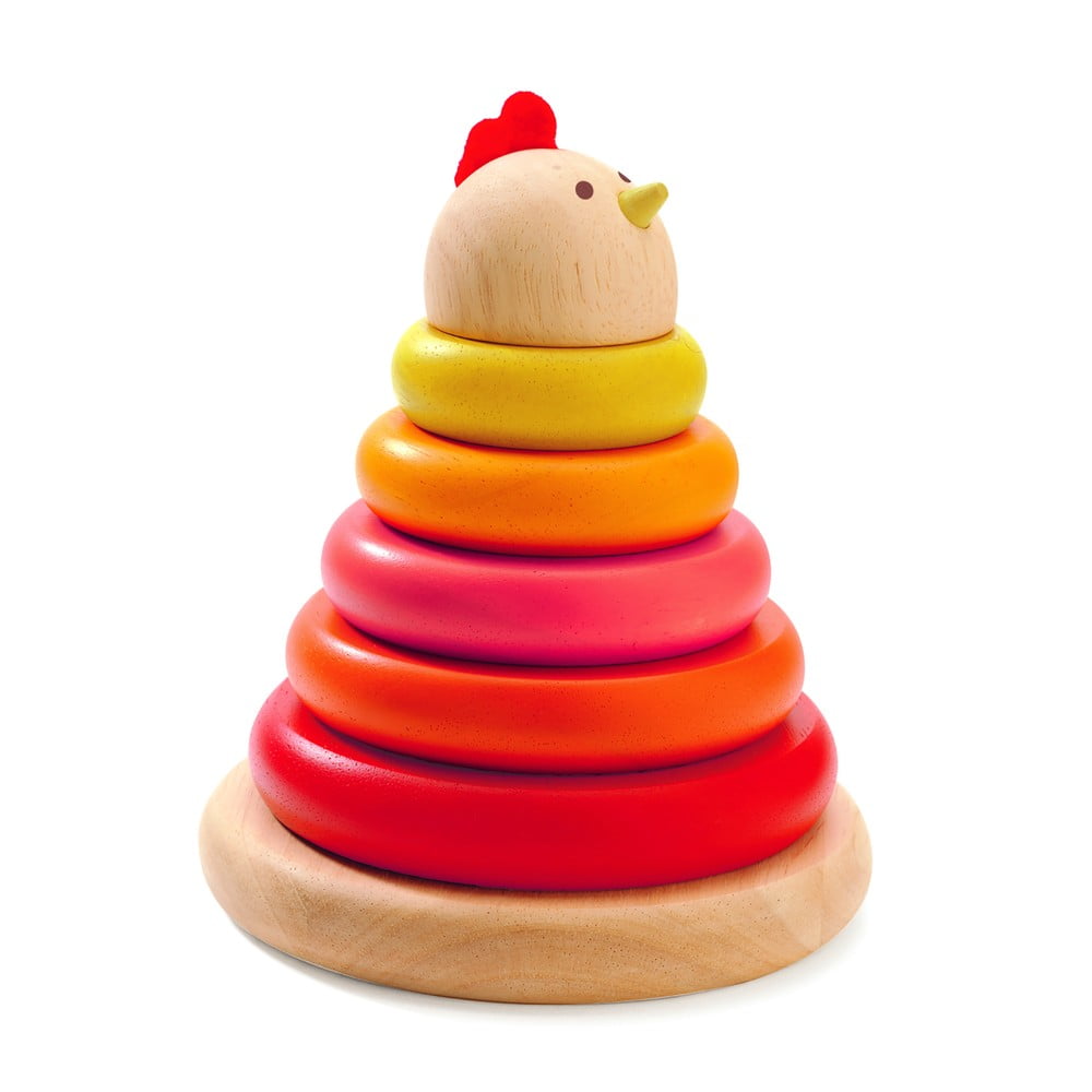 Jucărie pliabilă din lemn pentru copii Djeco Hen bonami.ro imagine 2022