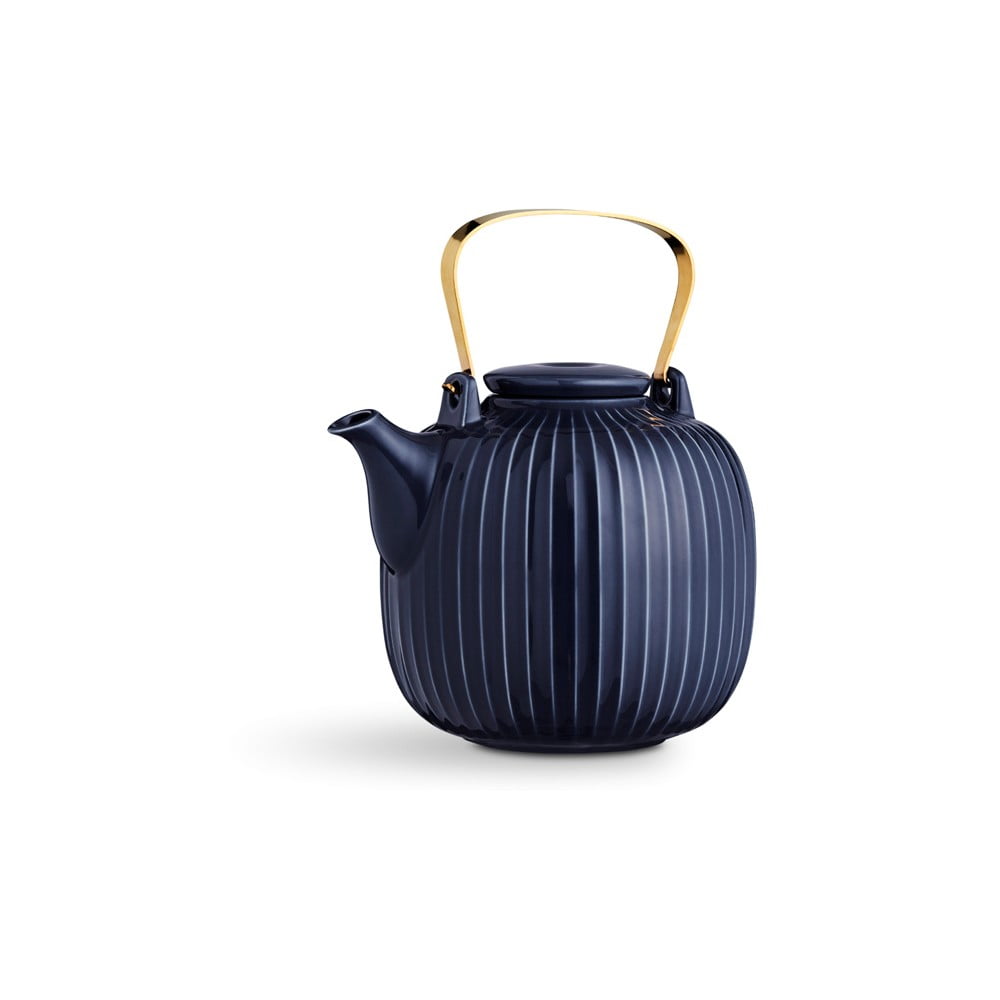 Ceainic din porțelan Kähler Design Hammershoi, 1,2 l, albastru închis bonami.ro pret redus