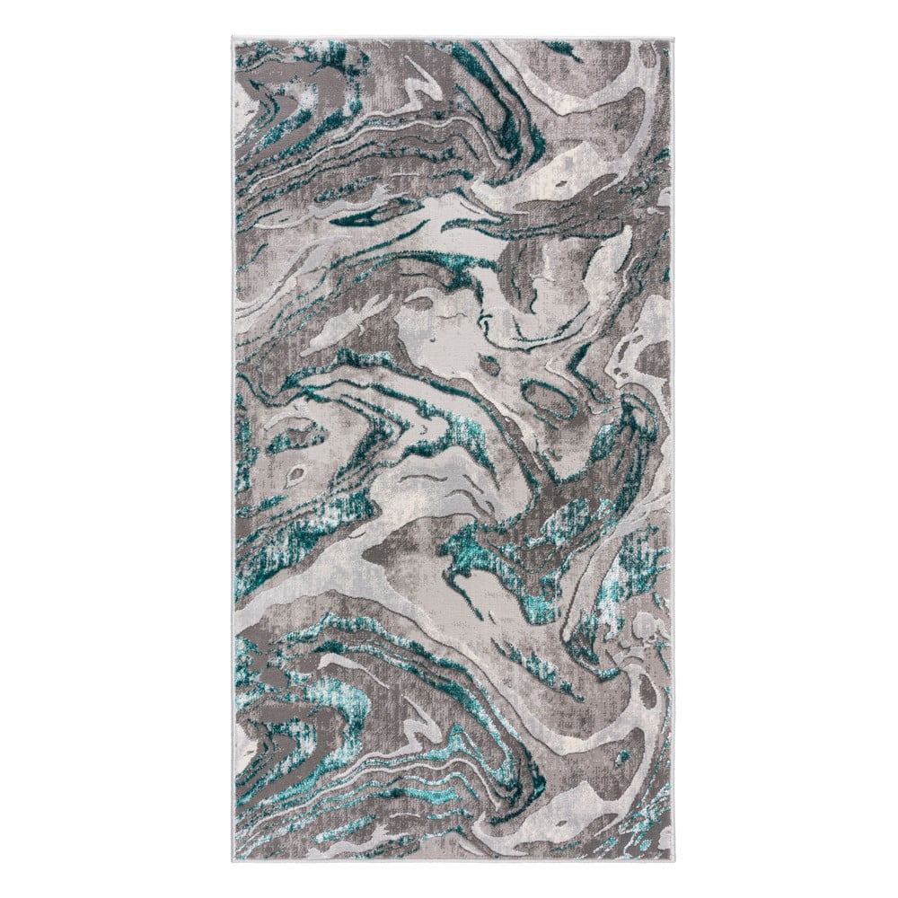 Covor Flair Rugs Marbled, 240 X 340 Cm, Gri-albastru