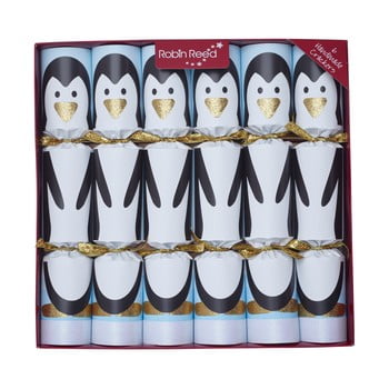 Set 6 pocnitori de Crăciun Robin Reed Penguin poza bonami.ro