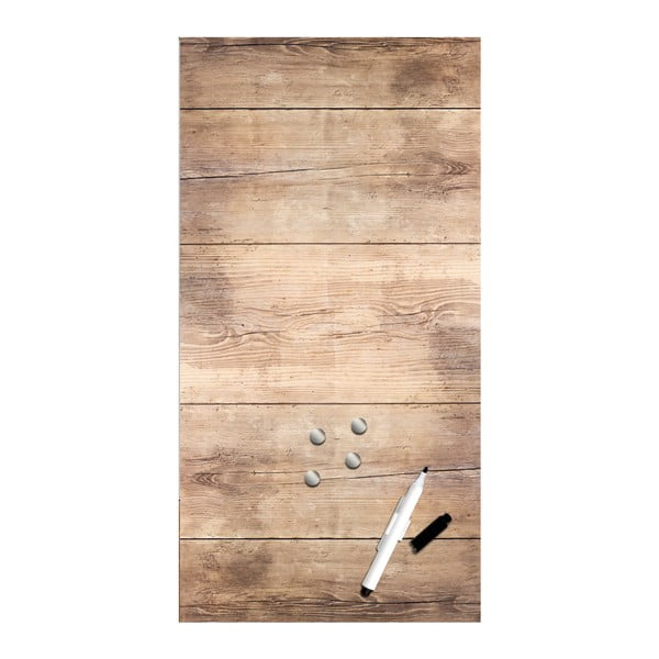 Tablă magnetică Styler Wood, 30 x 60 cm