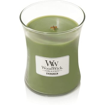Lumânare parfumată woodwick, cu aromă de pin, 55 ore