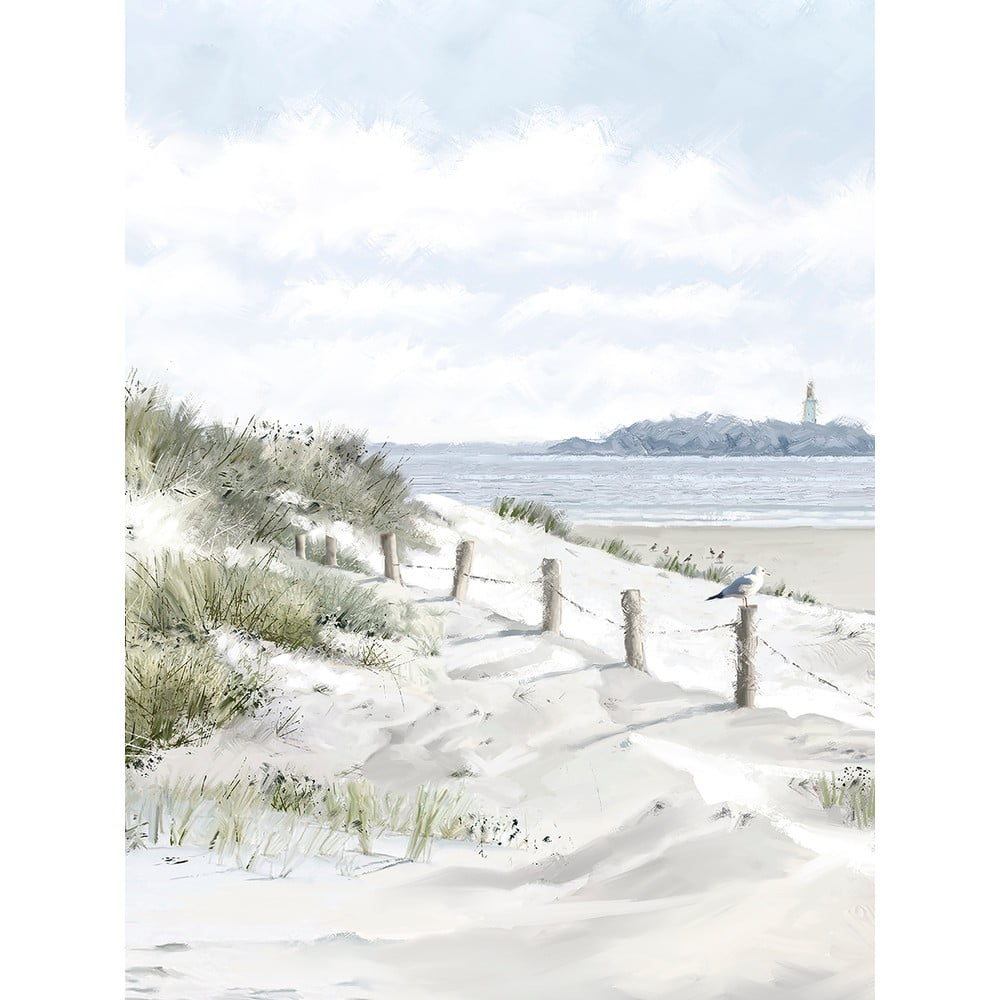 Poza Tablou pe panza Styler White Sand, 50 x 70 cm
