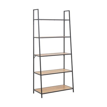 Bibliotecă în decor de lemn de stejar sălbatic actona seaford, 77 x 174,5 cm