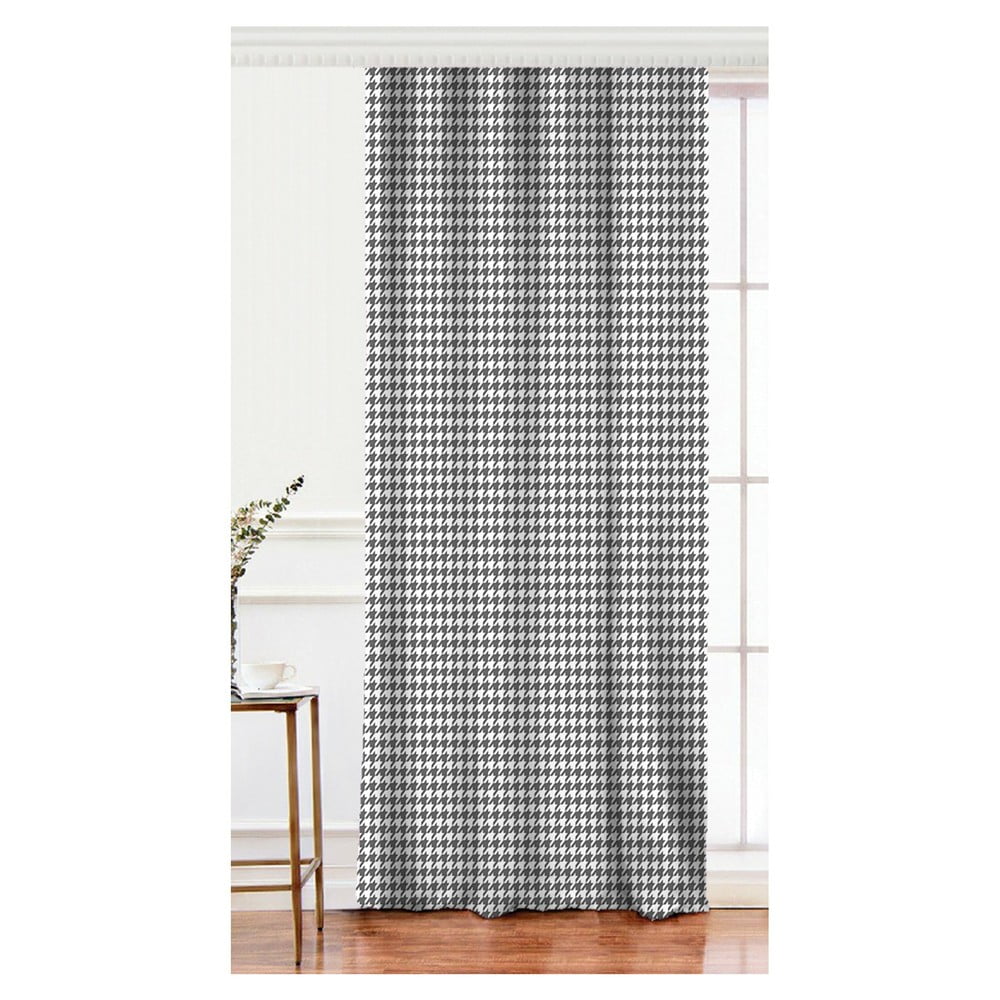 Draperie din amestec de bumbac Minimalist Home World, 140 x 260 cm, alb – negru bonami.ro imagine 2022
